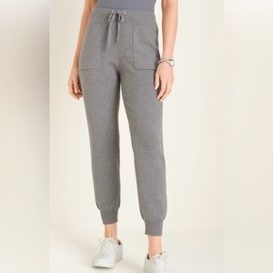Chico's Zenergy Cotton-Cashmere Jogger Pant Size 3 US XL Gray Loungewear